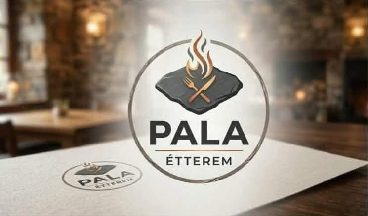 Pala Étterem Logó és Háttér
